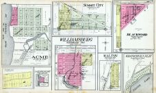 Acme, Lakeside Resort, Summit City, Williamsburg, Walton, Kratochvil's Plat, Blackwood, Grand Traverse County 1908